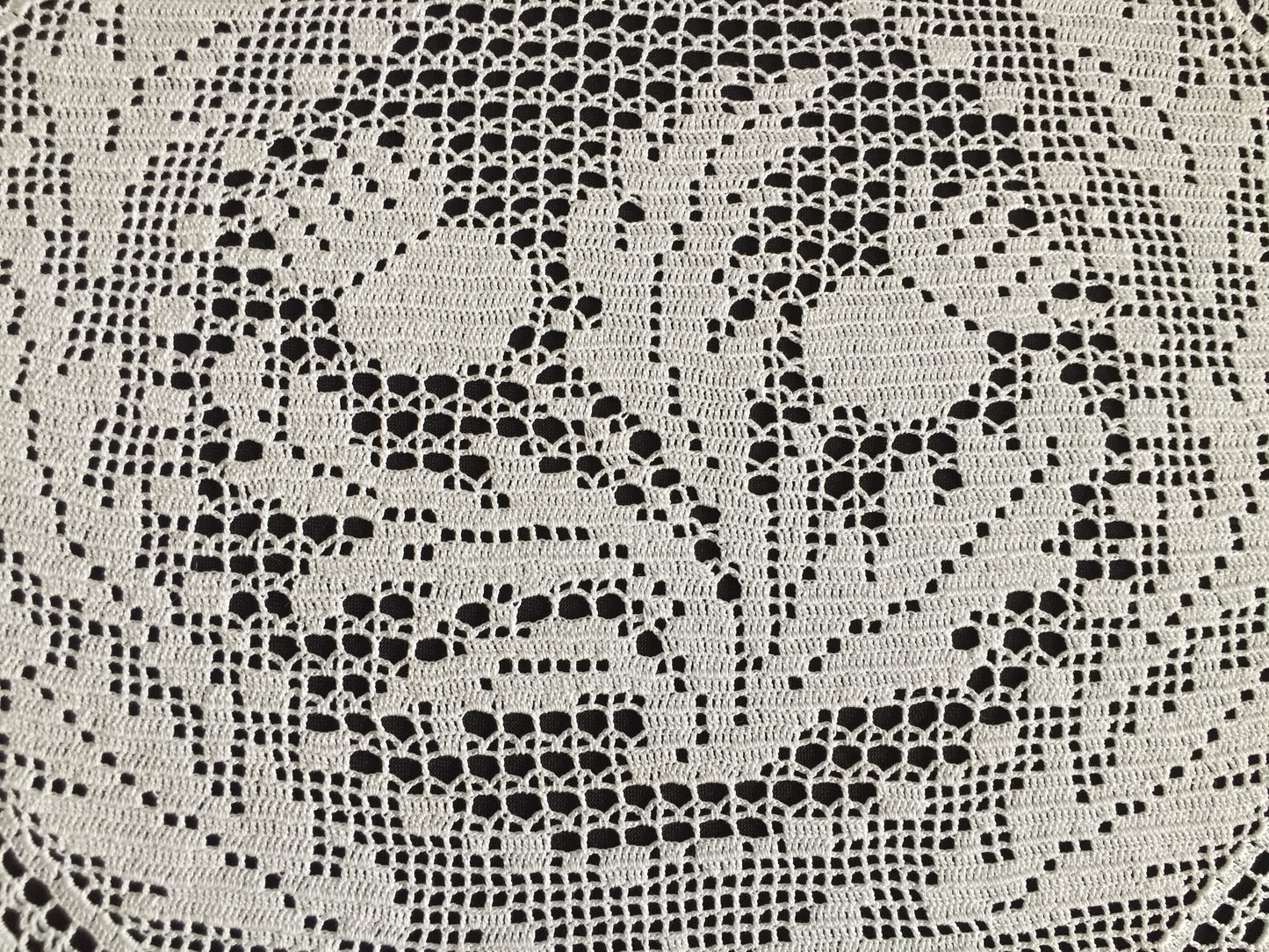 Mary Card Designed "THISTLE d'oyley" Filet Crochet Lace Doily English Small Chart No 500