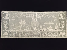 Load image into Gallery viewer, Mary Card Designed 1934 Victorian (Australian) Souvenir of the Centenary Table Runner/Sideboard Cloth