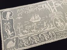 Load image into Gallery viewer, Mary Card Designed 1934 Victorian (Australian) Souvenir of the Centenary Table Runner/Sideboard Cloth