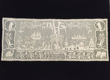 Load image into Gallery viewer, Mary Card Designed 1934 Victorian (Australian) Souvenir of the Centenary Table Runner/Sideboard Cloth