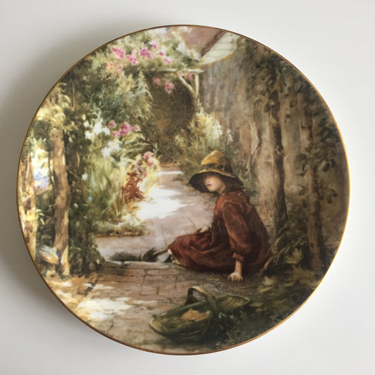 Vintage Wedgwood Collector's Plate "Yesterday's Child"  Victorian Scenes