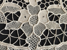 Load image into Gallery viewer, Vintage 15" Beige Venetian Style Burano Needle Lace Doily