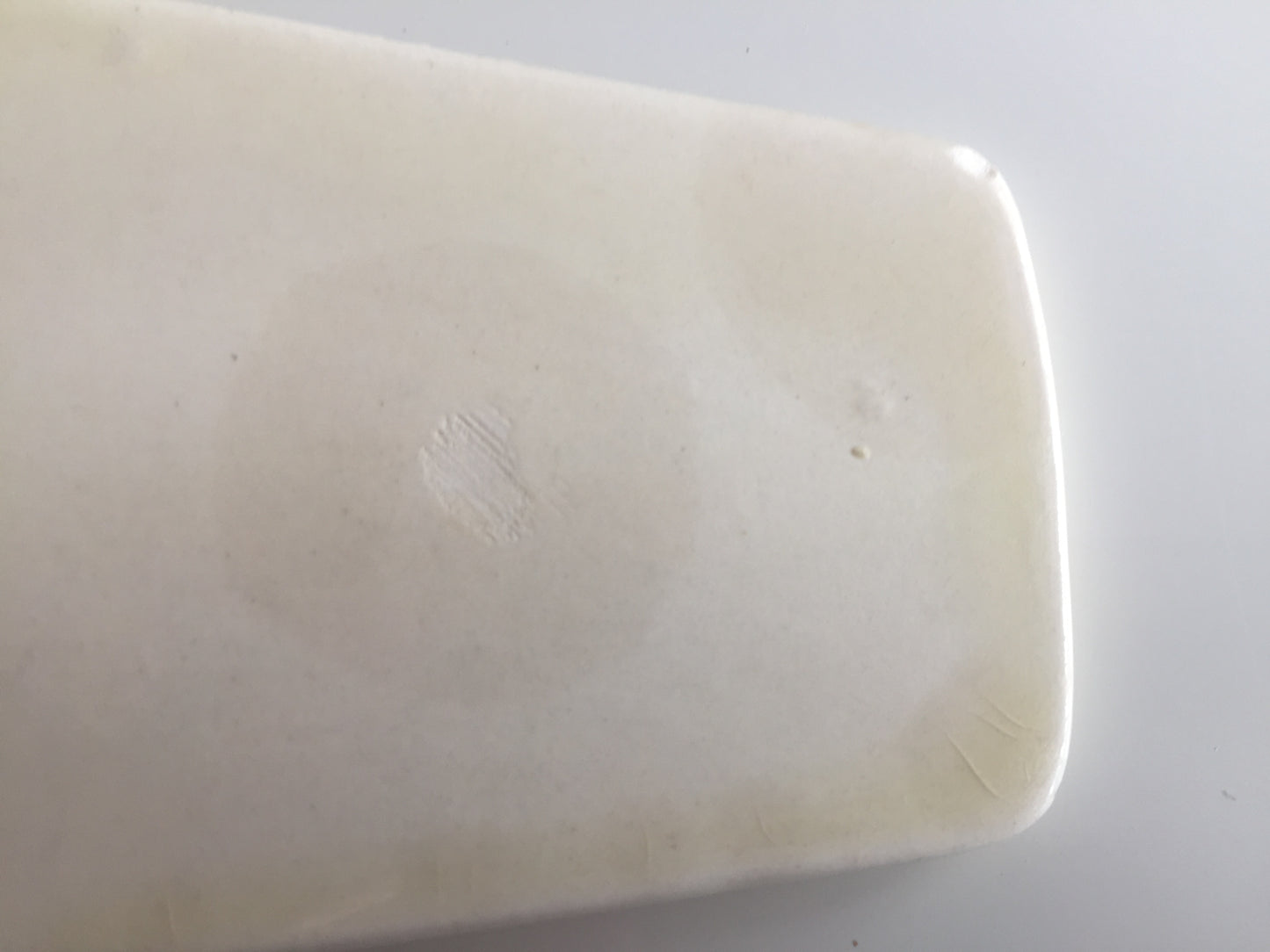 English Vintage Ceramic Cake Serving Spatula with Floral Pattern