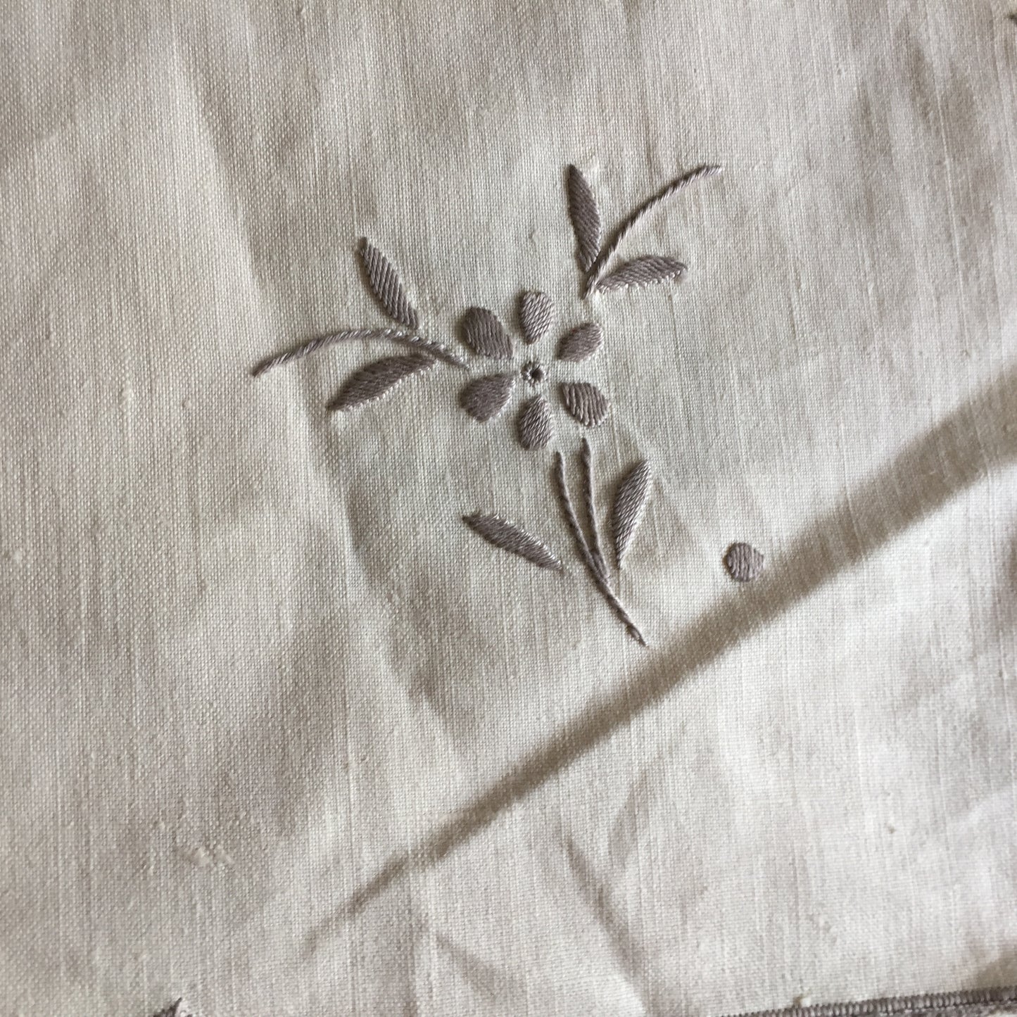 Unused Vintage Madeira Cutwork Handmade Embroidered Supper Cloth