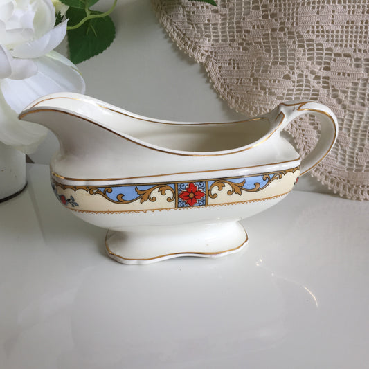 English Vintage Ceramic Gravy Boat