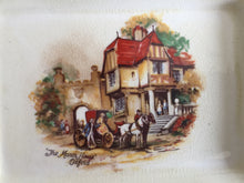 Load image into Gallery viewer, Collectible 1930s Crown Devon Ring Dish: Coaching Days (Oxford Manor, Swan Inn)