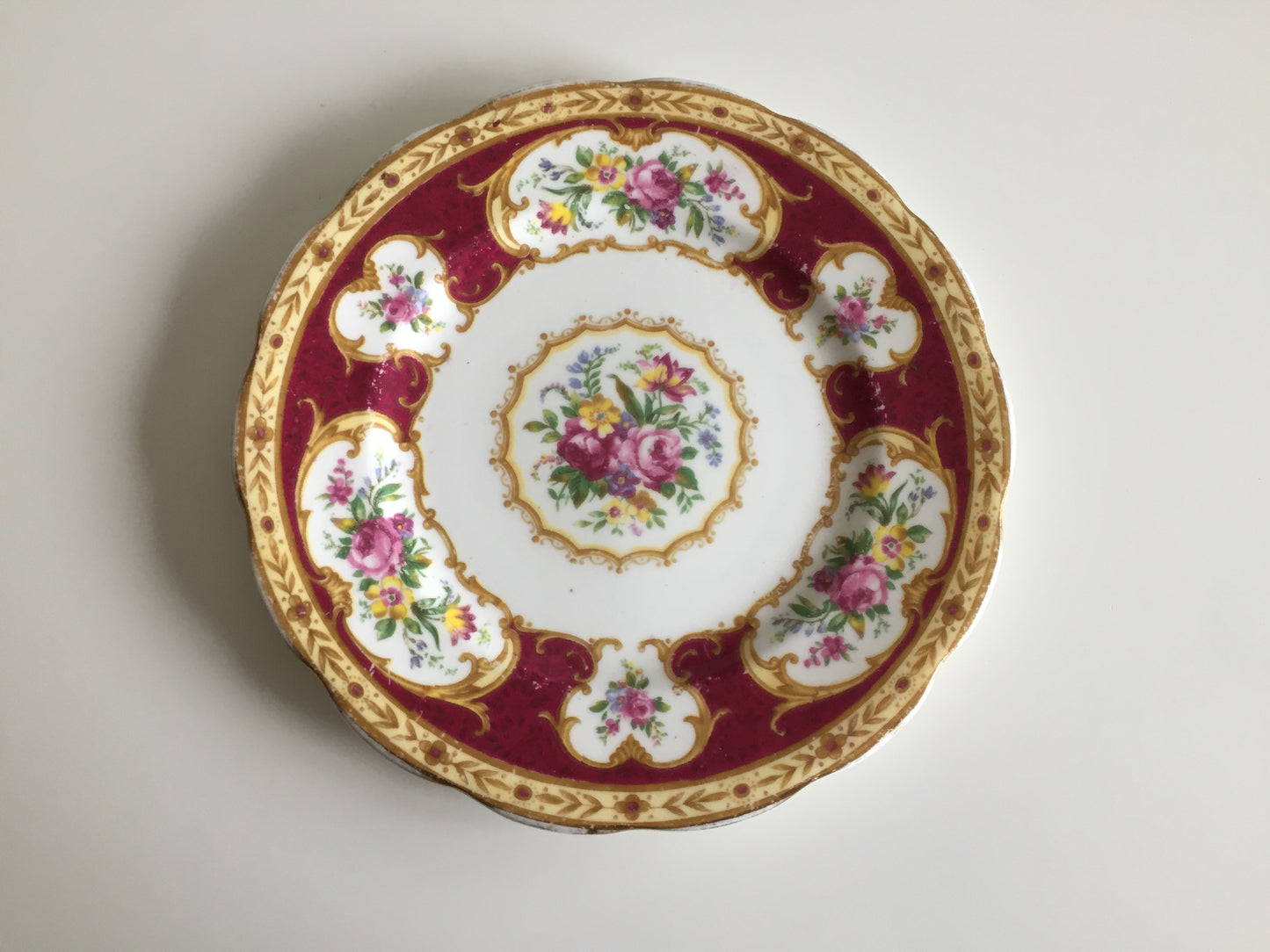 Royal Albert Bone China Side plate | Lady Hamilton Pattern