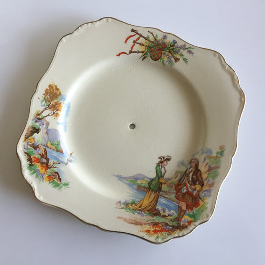 Vintage J & G Meakin "PRINCE CHARLIE" Pattern Square Serving Plate Made in England