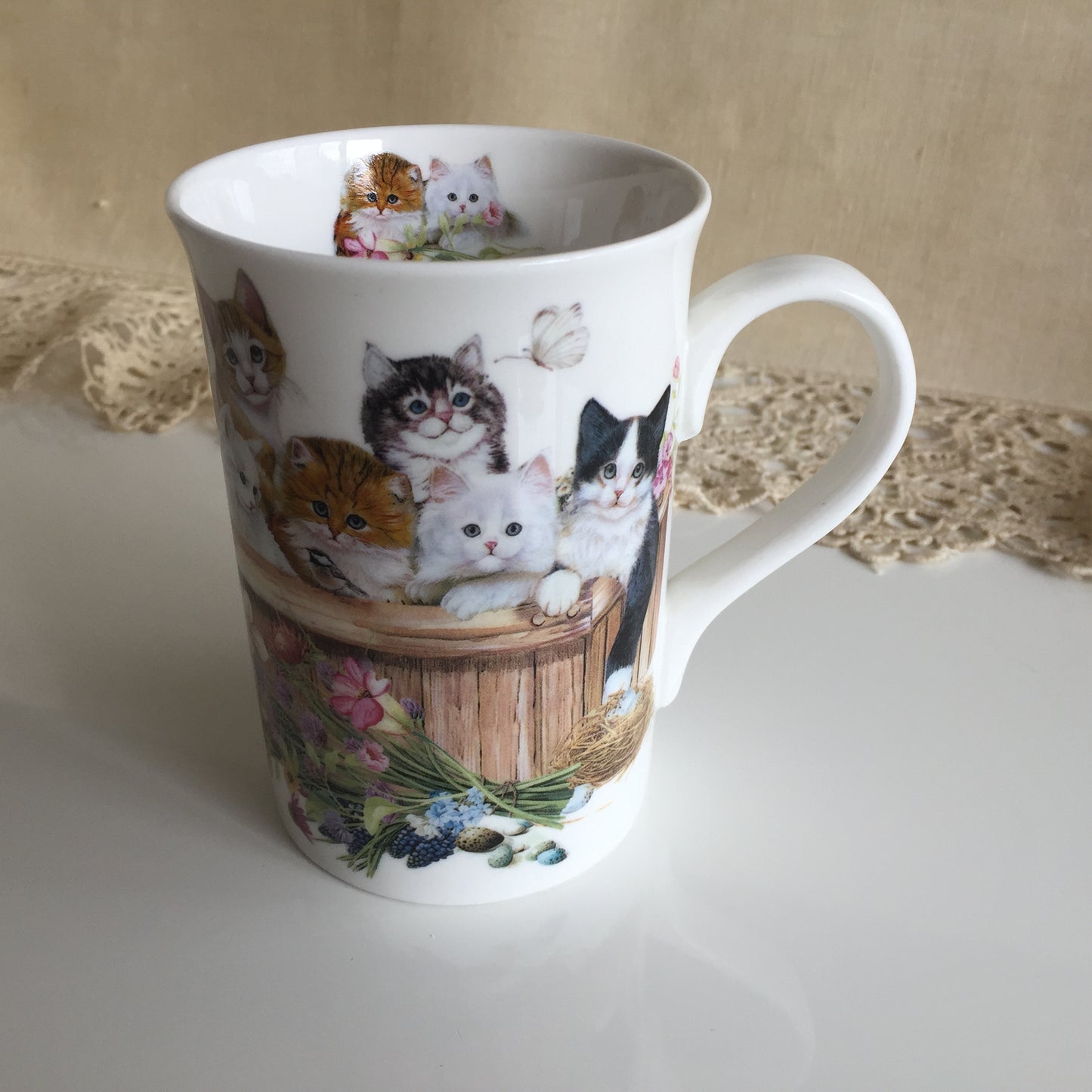 Cat-lovers' Porcelain Mug by Summer River