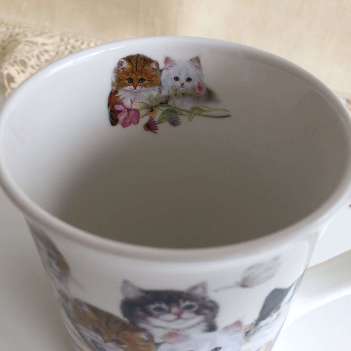 Cat-lovers' Porcelain Mug by Summer River