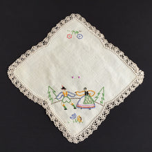 Load image into Gallery viewer, Australian Vintage Hand Embroidered Linen Doily