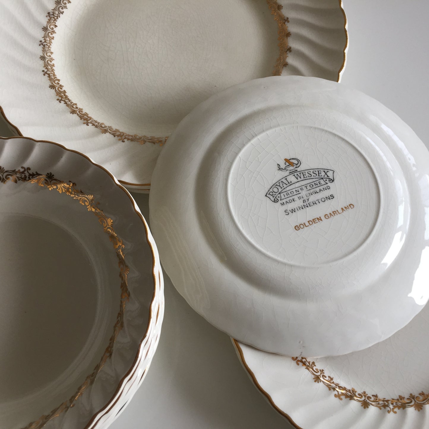 Vintage Swinnertons Golden Garland Pattern Dinner Set Replacements