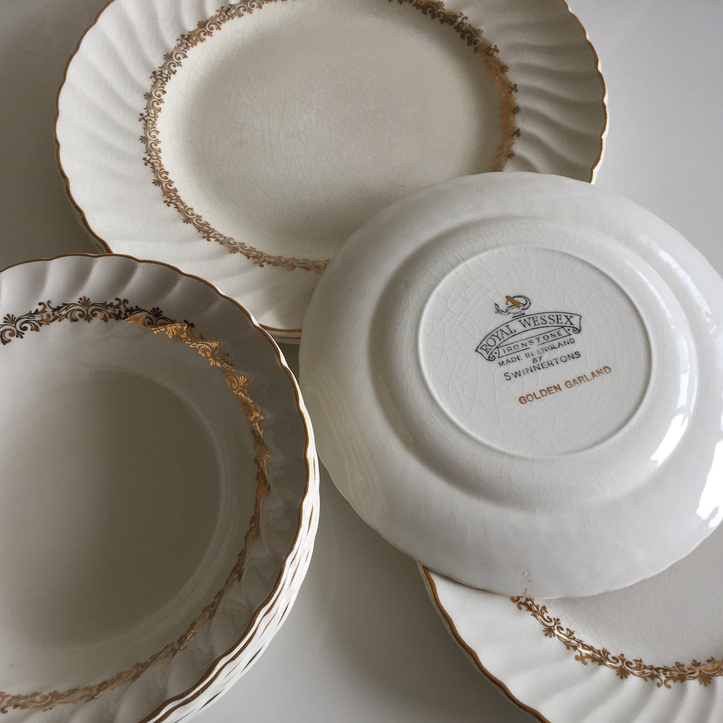 Vintage Swinnertons Golden Garland Pattern Dinner Set Replacements