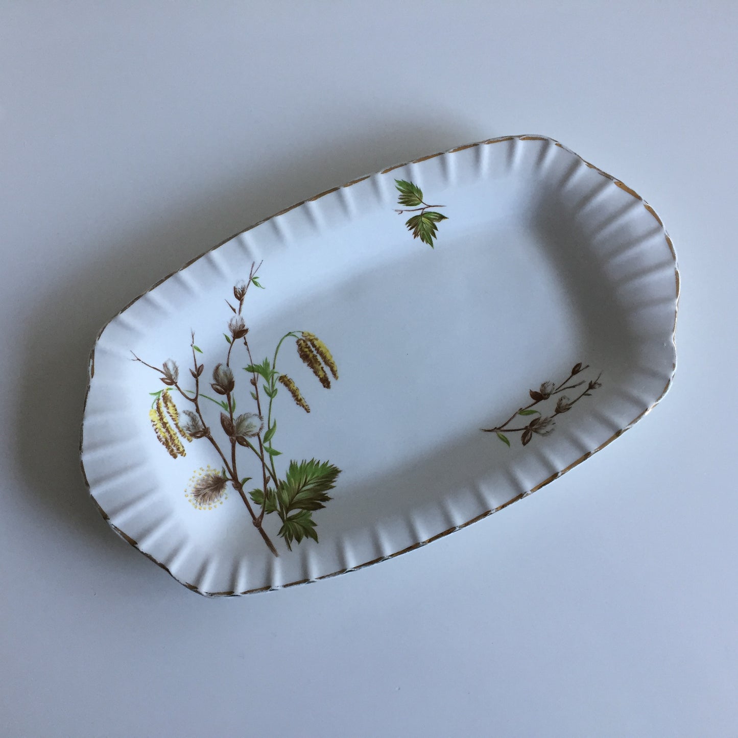 Ridgway Staffordshire Pussy Willow Sandwich Serving Platter