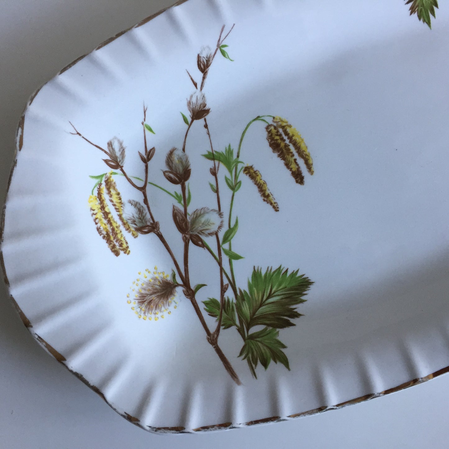 Ridgway Staffordshire Pussy Willow Sandwich Serving Platter