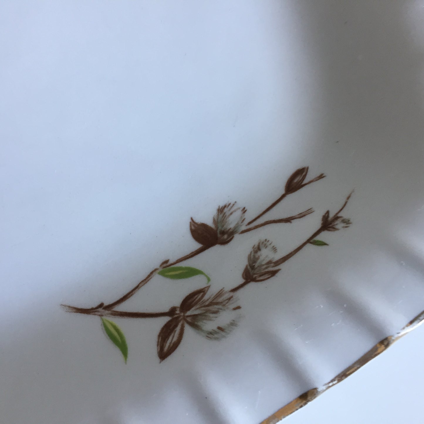 Ridgway Staffordshire Pussy Willow Sandwich Serving Platter