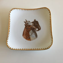 Load image into Gallery viewer, Vintage Westminster Australia Fine China Ring Dish Horses Pattern #474