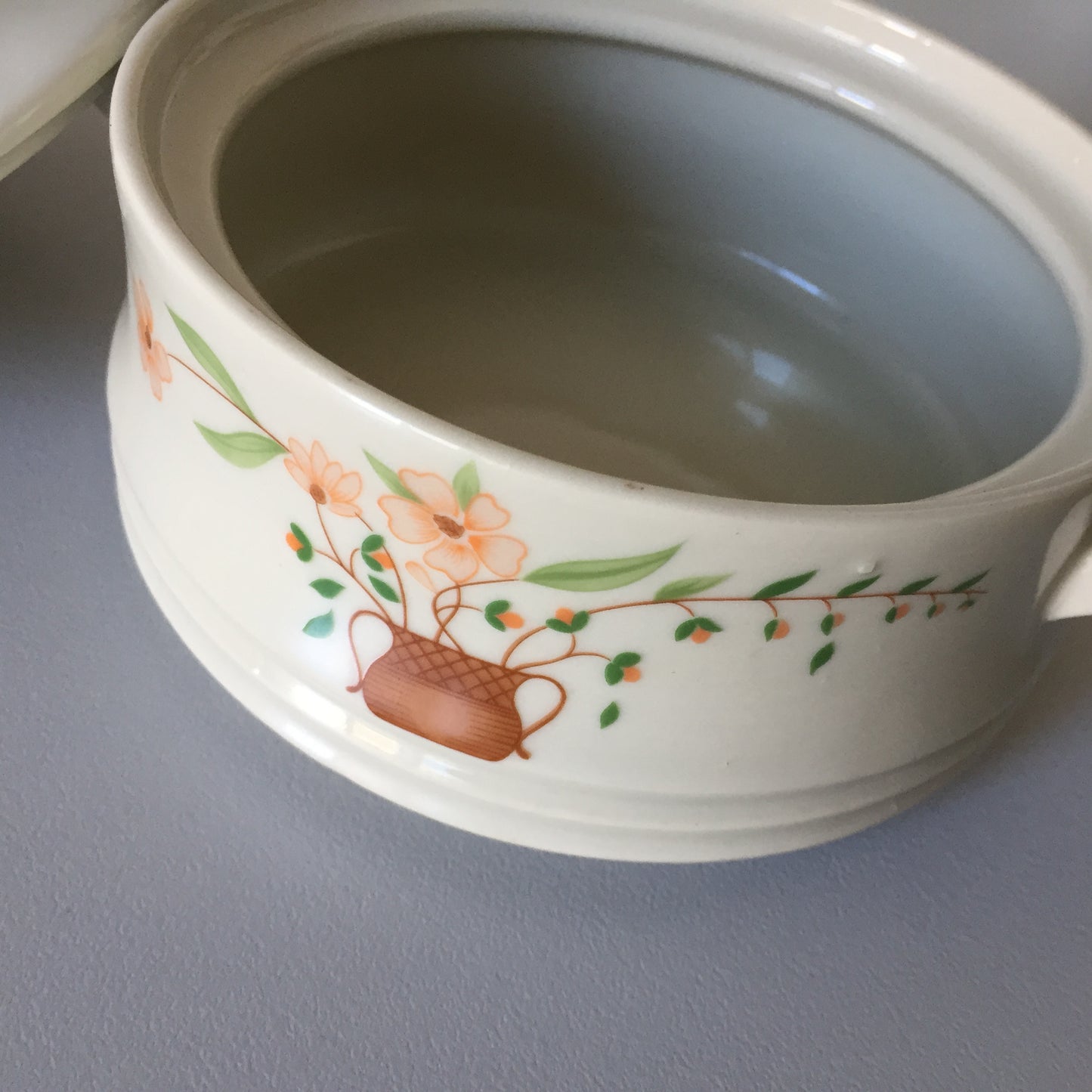 Japanese Vintage Countryside Stoneware Collection Casserole Dish