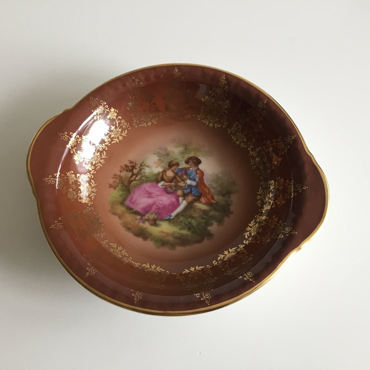 Johann Haviland Waldershof Bavaria Fragonard Vintage Porcelain Bowl Pattern #98