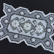 Load image into Gallery viewer, Edwardian Vintage MONDANO Filet Lace Cotton Placemat Doily