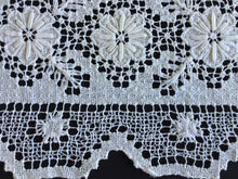 Load image into Gallery viewer, Edwardian Vintage MONDANO Filet Lace Cotton Placemat Doily