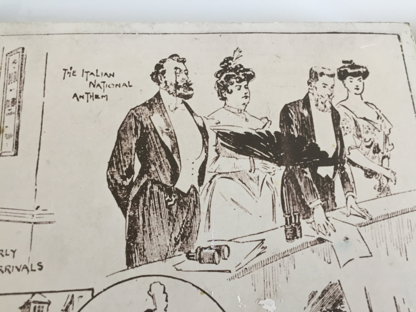 Vintage Mounted Prints of Victorian | Edwardian Theatre Themed Photo Collage | Drawings