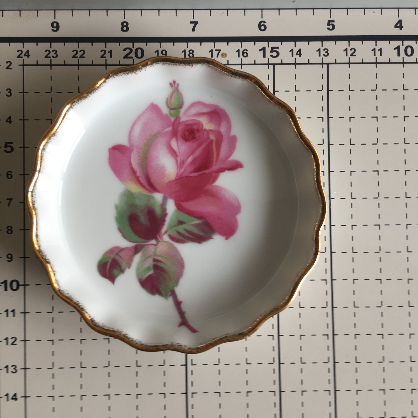 Westminster Australia Fine China Ring Dish Pink Rose Pattern #1494