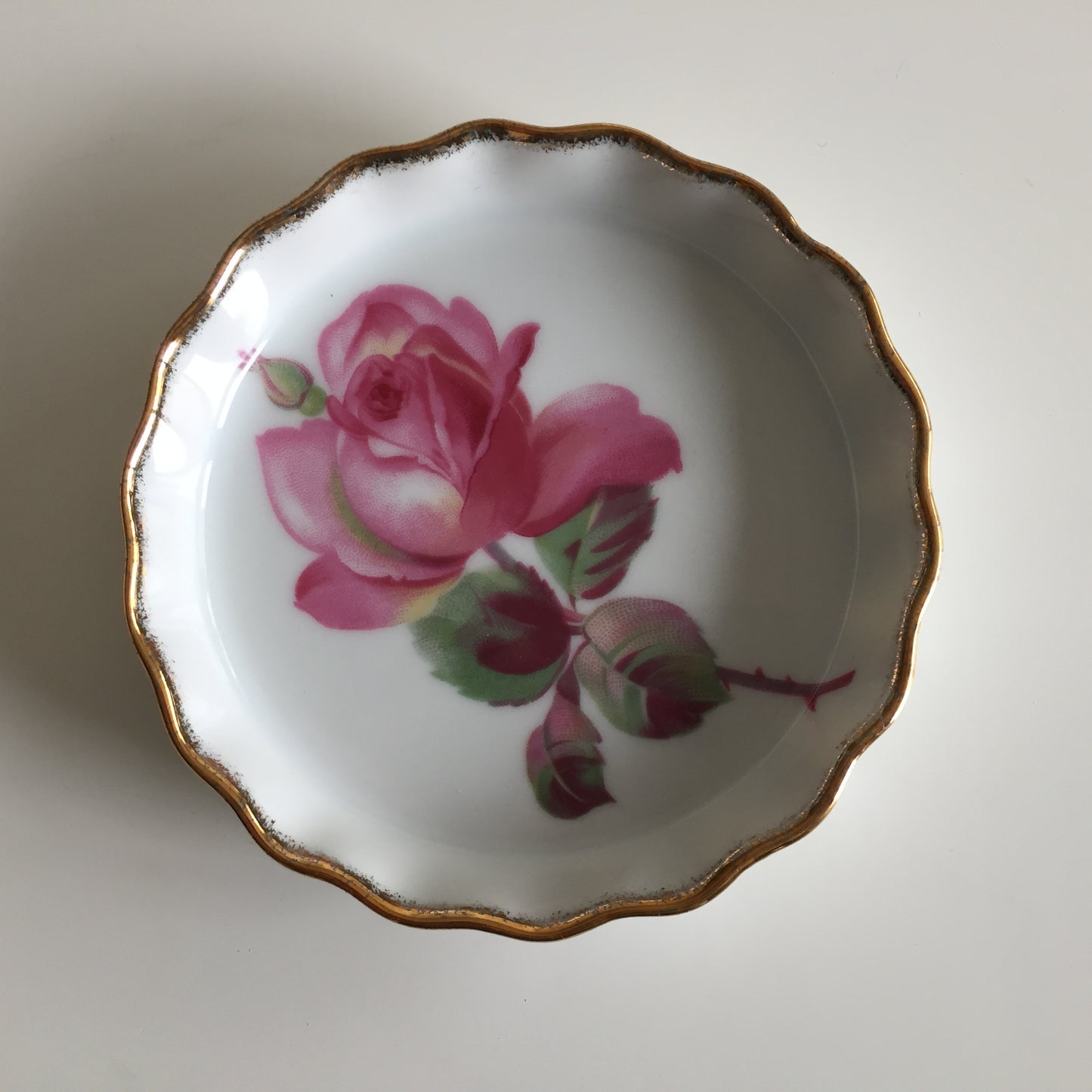 Westminster Australia Fine China Ring Dish Pink Rose Pattern #1494