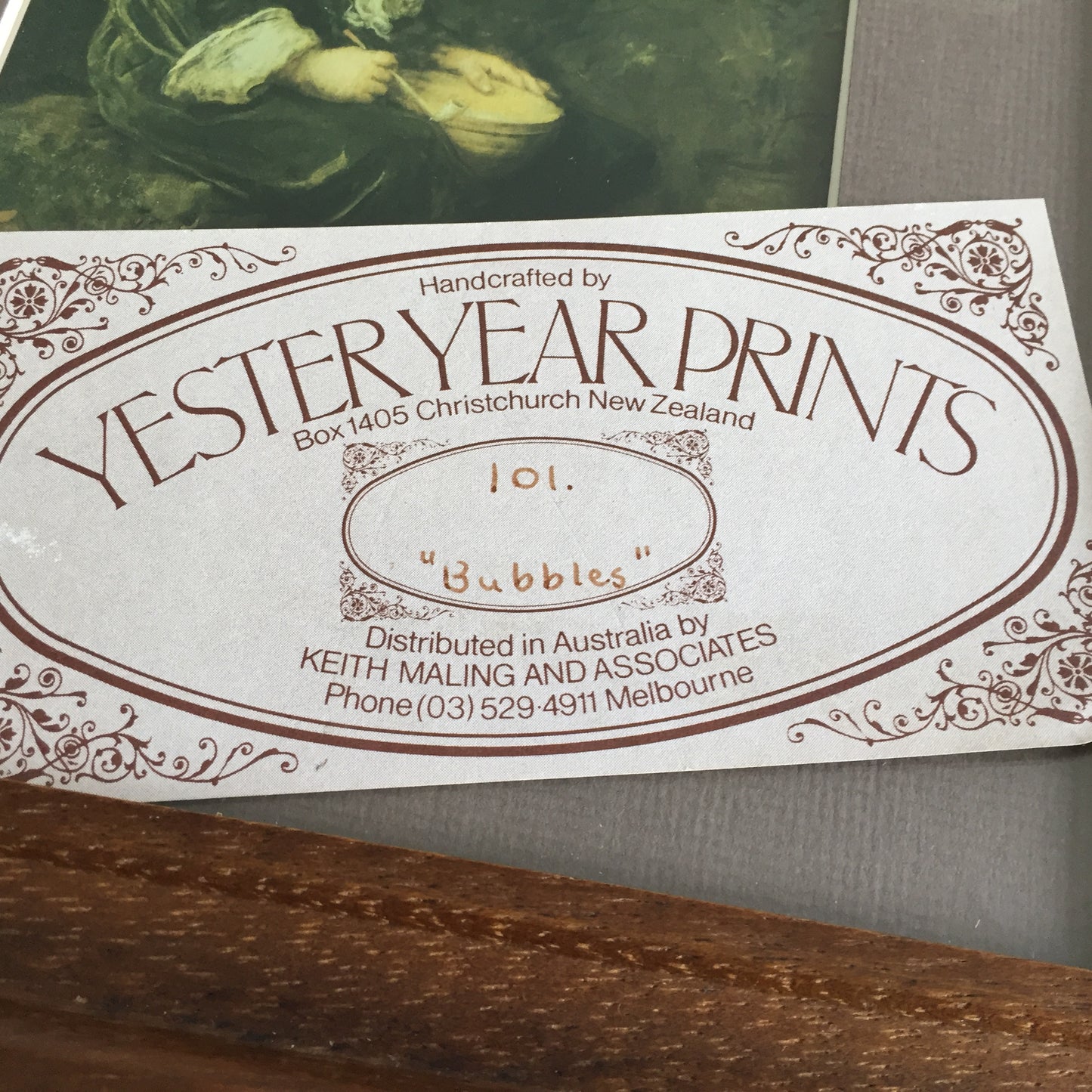 Framed Yesteryear Prints of Victorian Child Themed Paintings