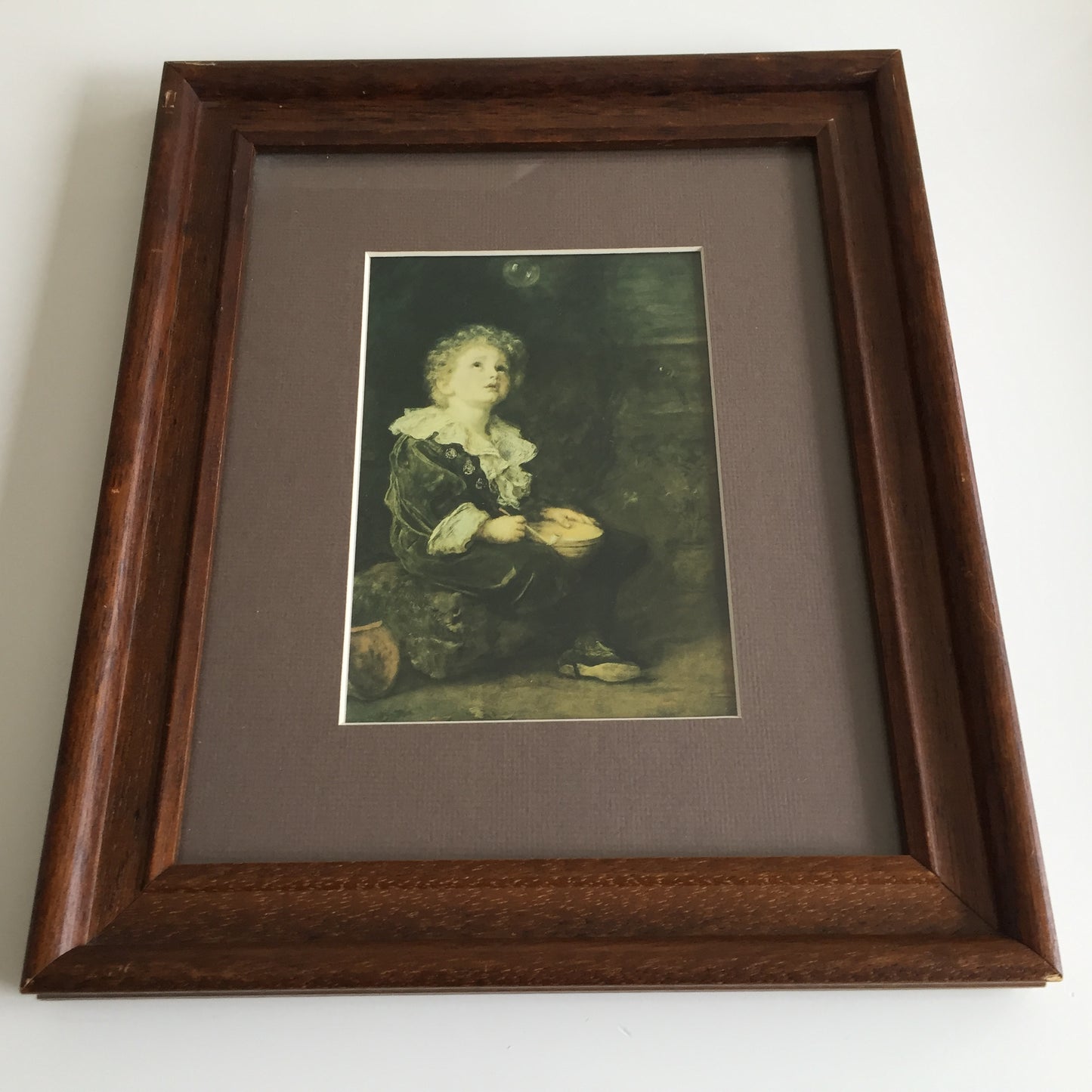 Framed Yesteryear Prints of Victorian Child Themed Paintings