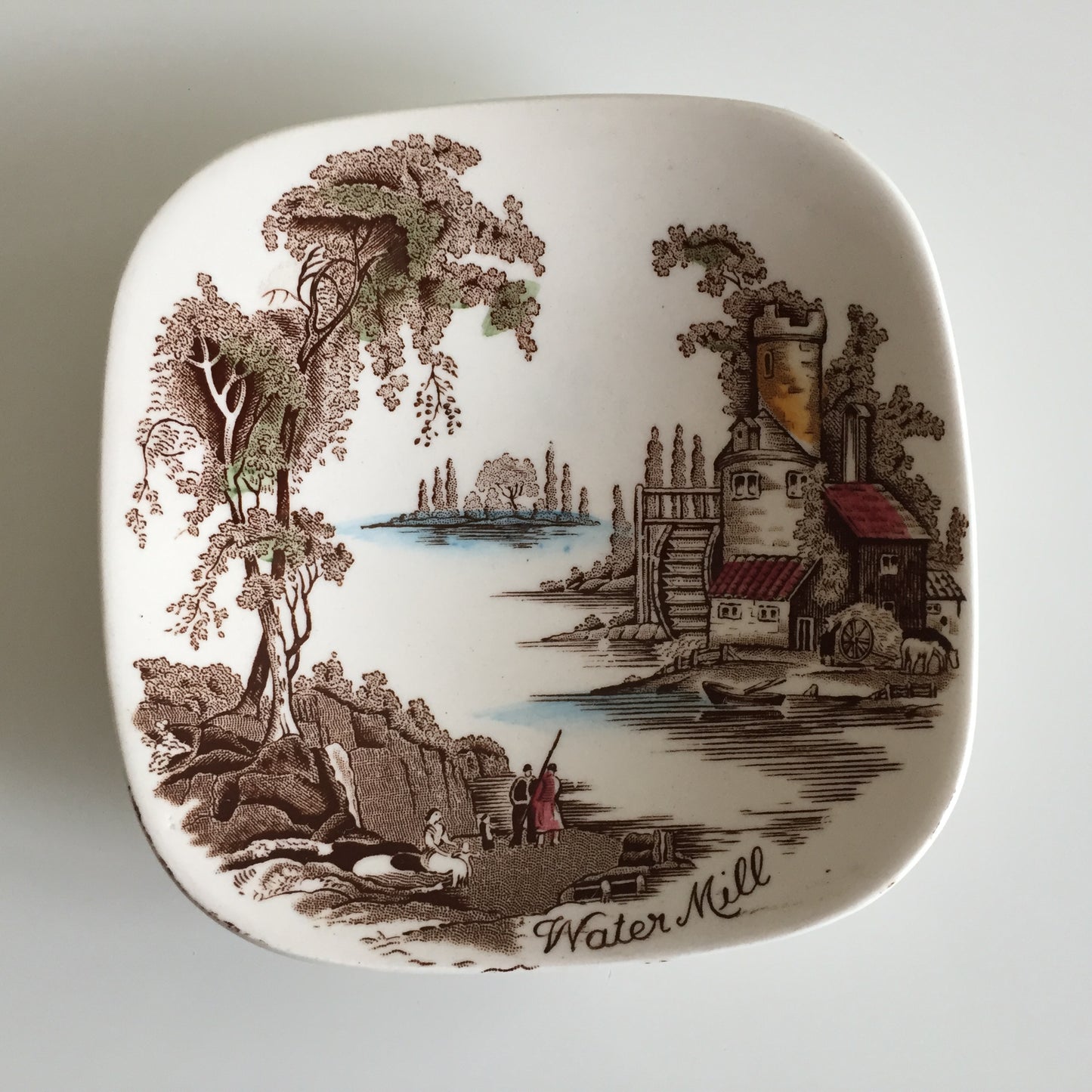 Johnson Brothers Olde English Countryside | Water Mill | Porcelain Dish