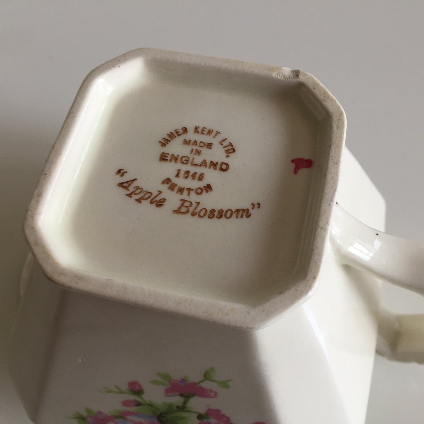 Apple Blossom by James Kent (England) Art Deco Vintage Creamer