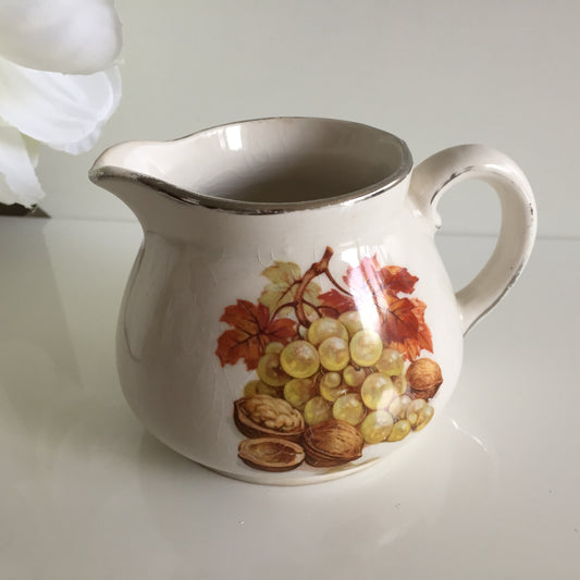 Royal Winton Grimwades Vintage Creamer with Autumn Harvest Pattern