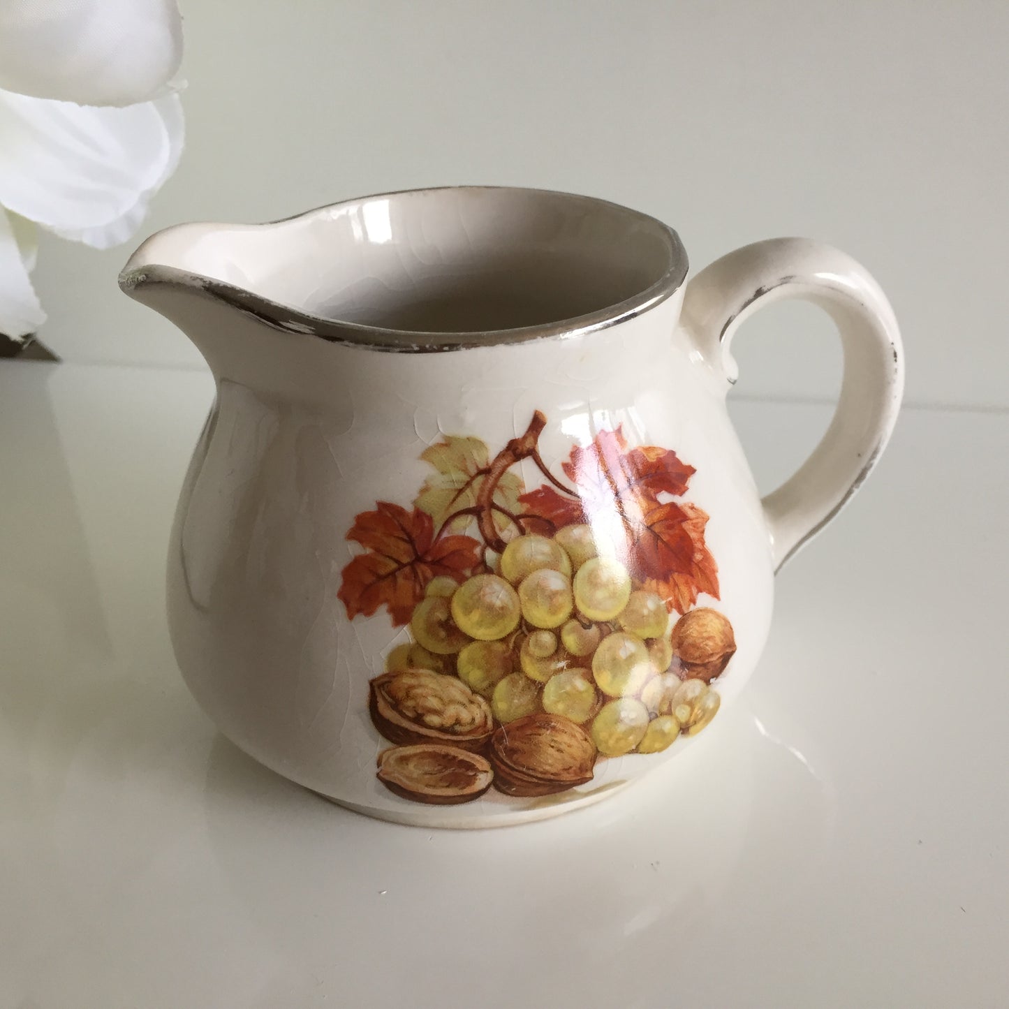 Royal Winton Grimwades Vintage Creamer with Autumn Harvest Pattern