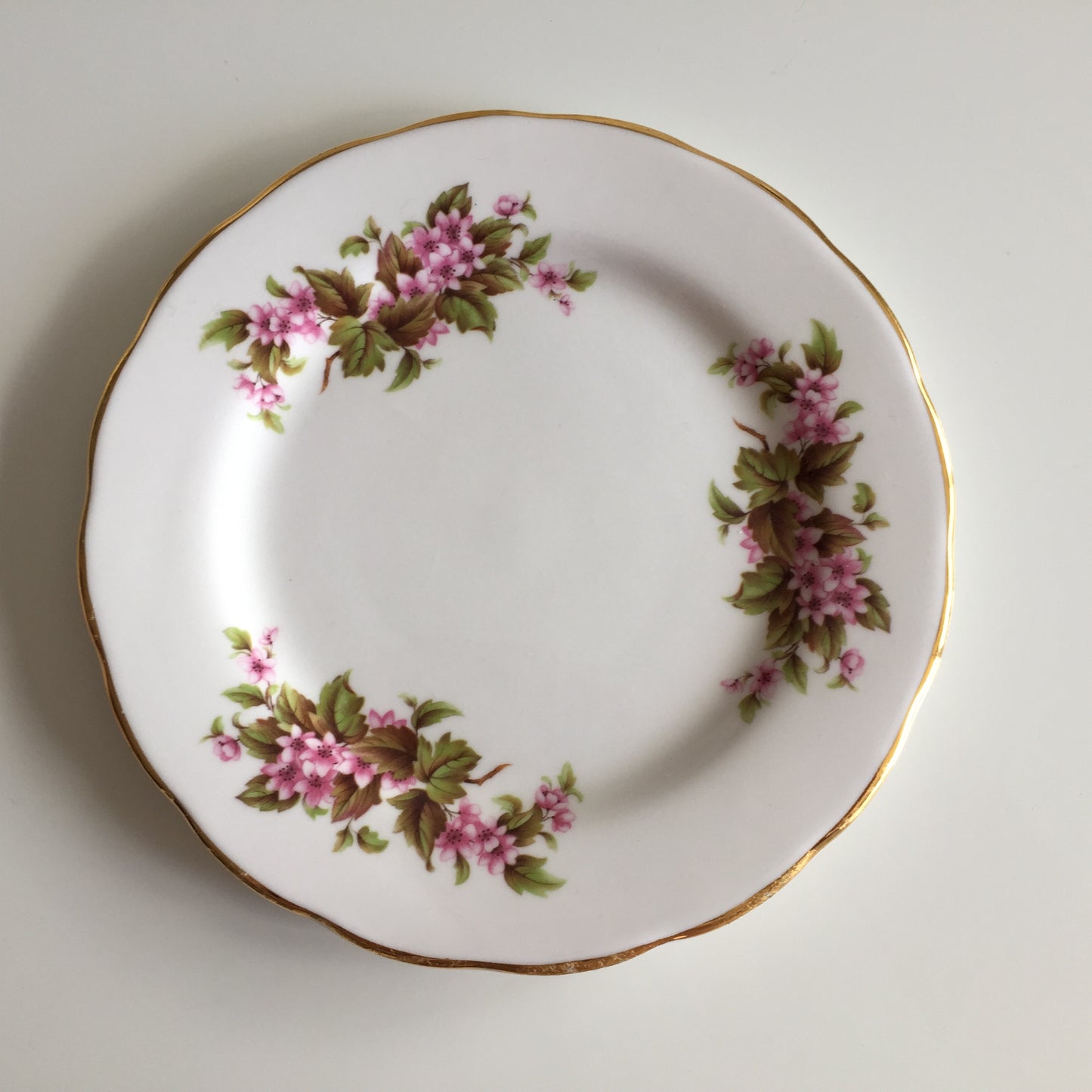 Vintage English Porcelain Saucers, Dessert Plates Tea / Dinner Set Replacements