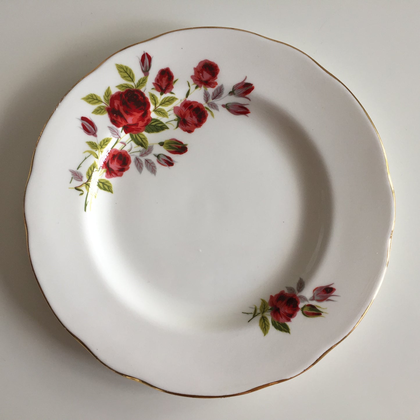 Vintage English Porcelain Saucers, Dessert Plates Tea / Dinner Set Replacements