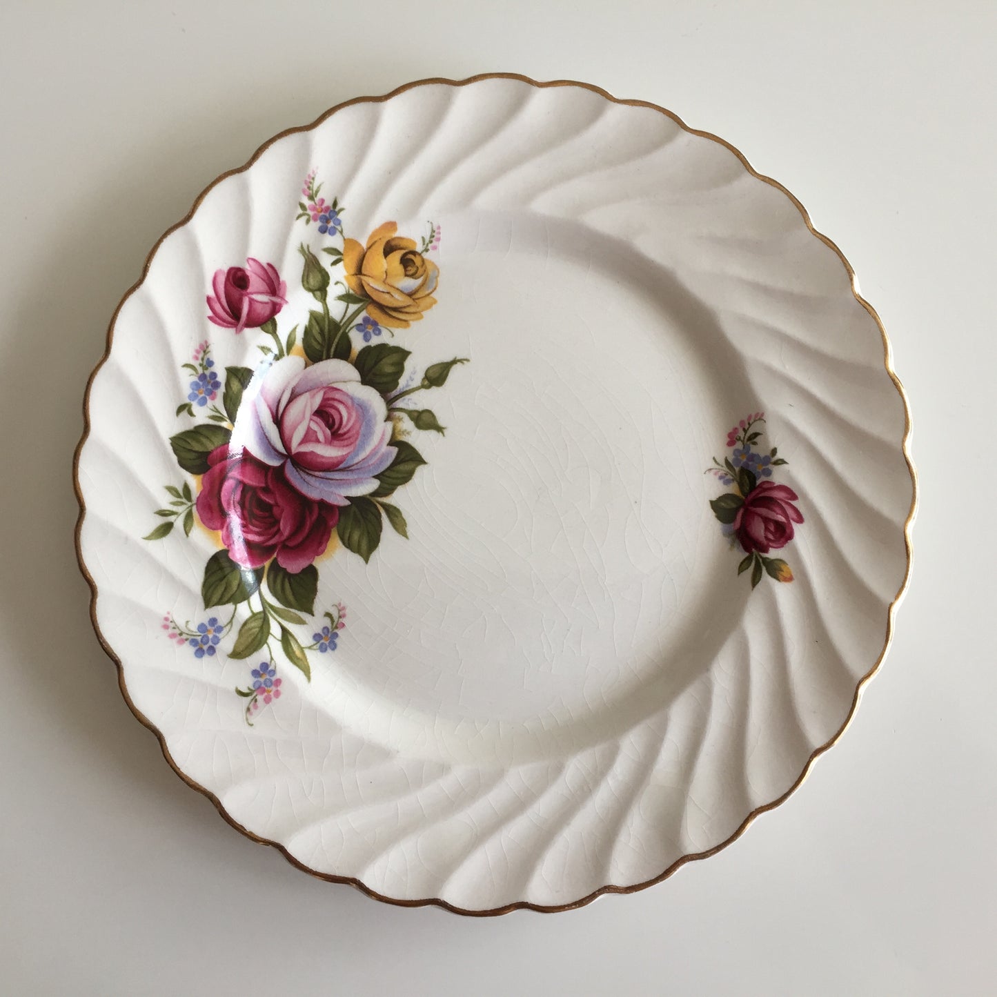 Vintage English Porcelain Saucers, Dessert Plates Tea / Dinner Set Replacements