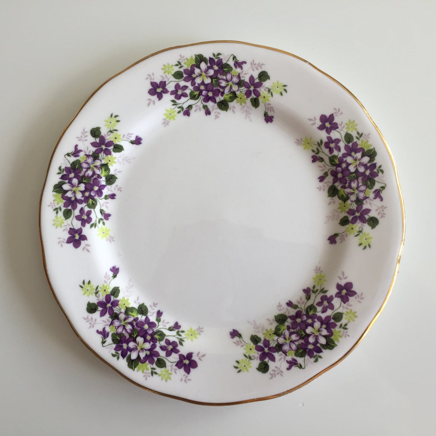 Vintage English Porcelain Saucers, Dessert Plates Tea / Dinner Set Replacements