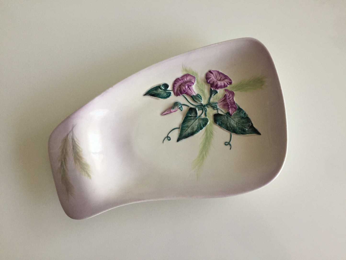 Carlton Ware Convolvulus Morning Glory 1950s English Vintage Serving Dish