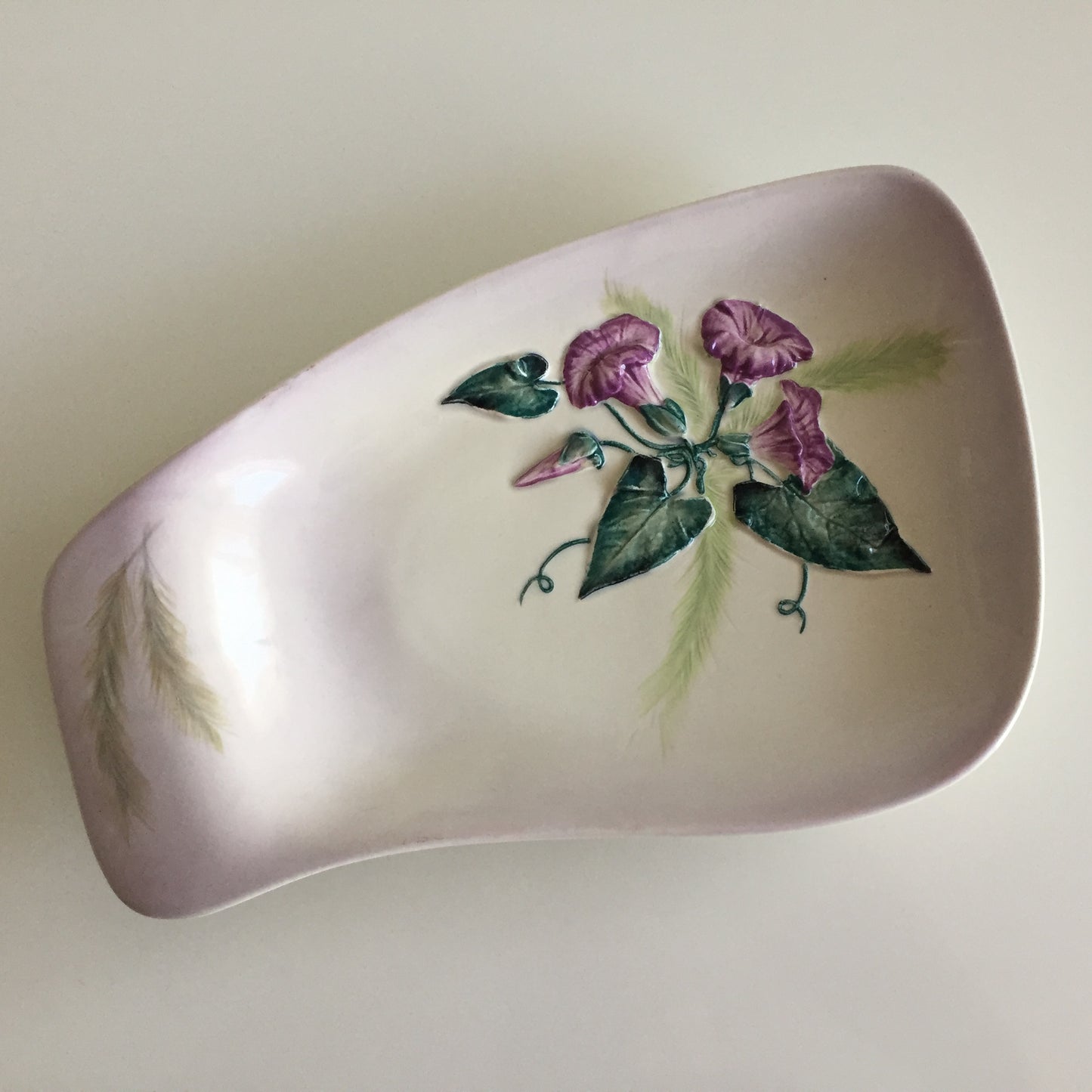Carlton Ware Convolvulus Morning Glory 1950s English Vintage Serving Dish