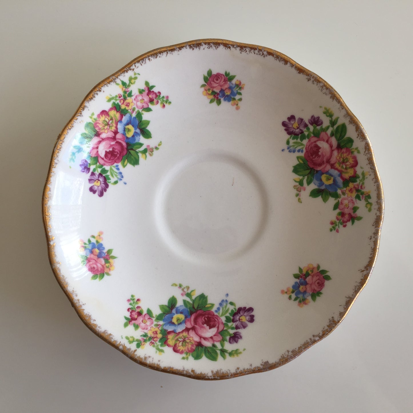 Vintage English Porcelain Saucers, Dessert Plates Tea / Dinner Set Replacements