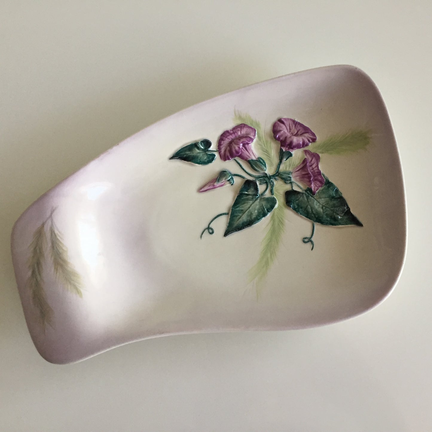 Carlton Ware Convolvulus Morning Glory 1950s English Vintage Serving Dish