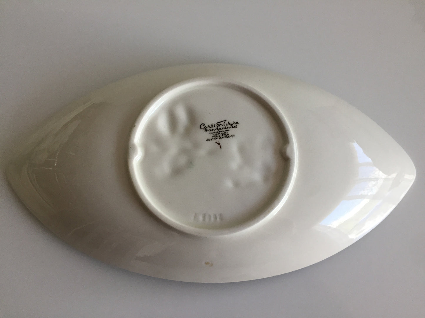 Carlton Ware Purple Magnolia 1950s English Vintage Serving Dish