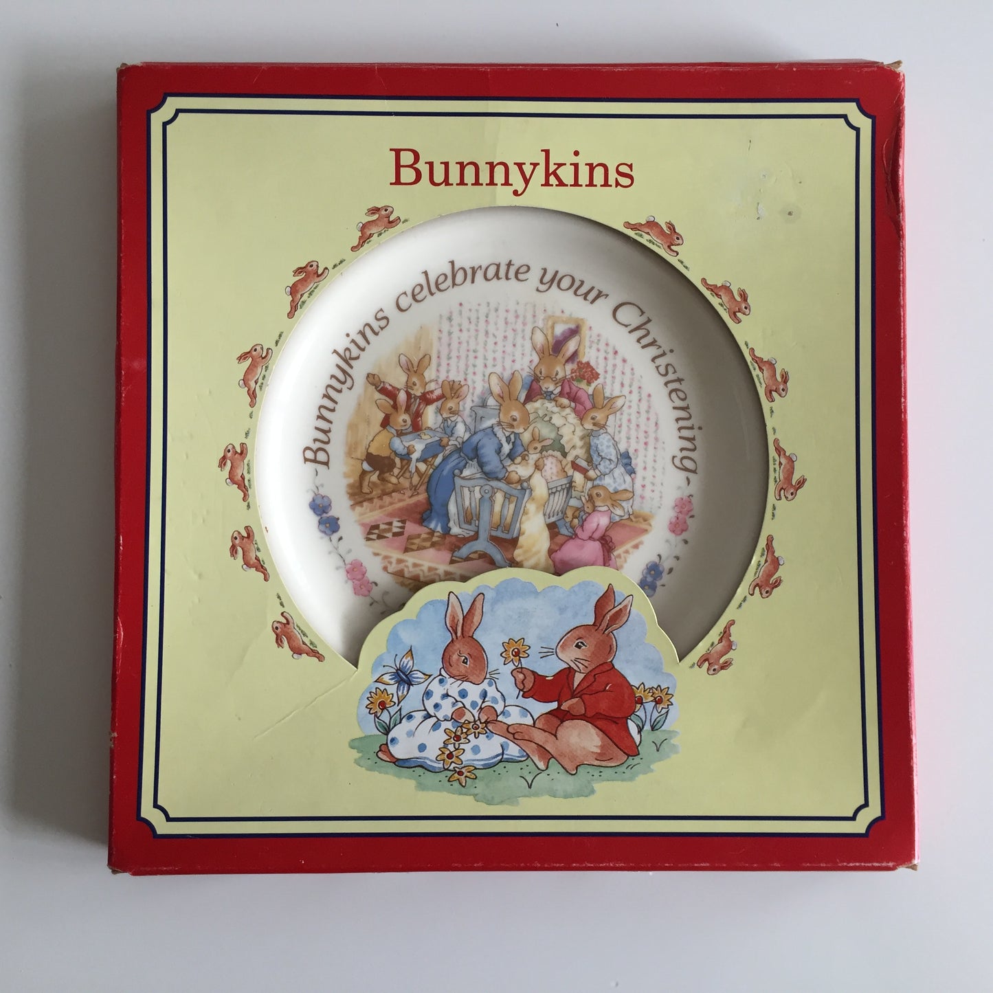 Vintage Royal Doulton Bunnykins Melamine Children's Bowl / Plate