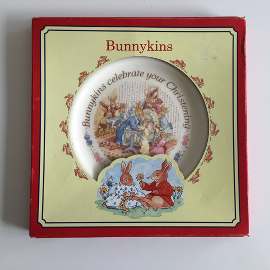 Vintage Royal Doulton Bunnykins Melamine Children's Bowl / Plate