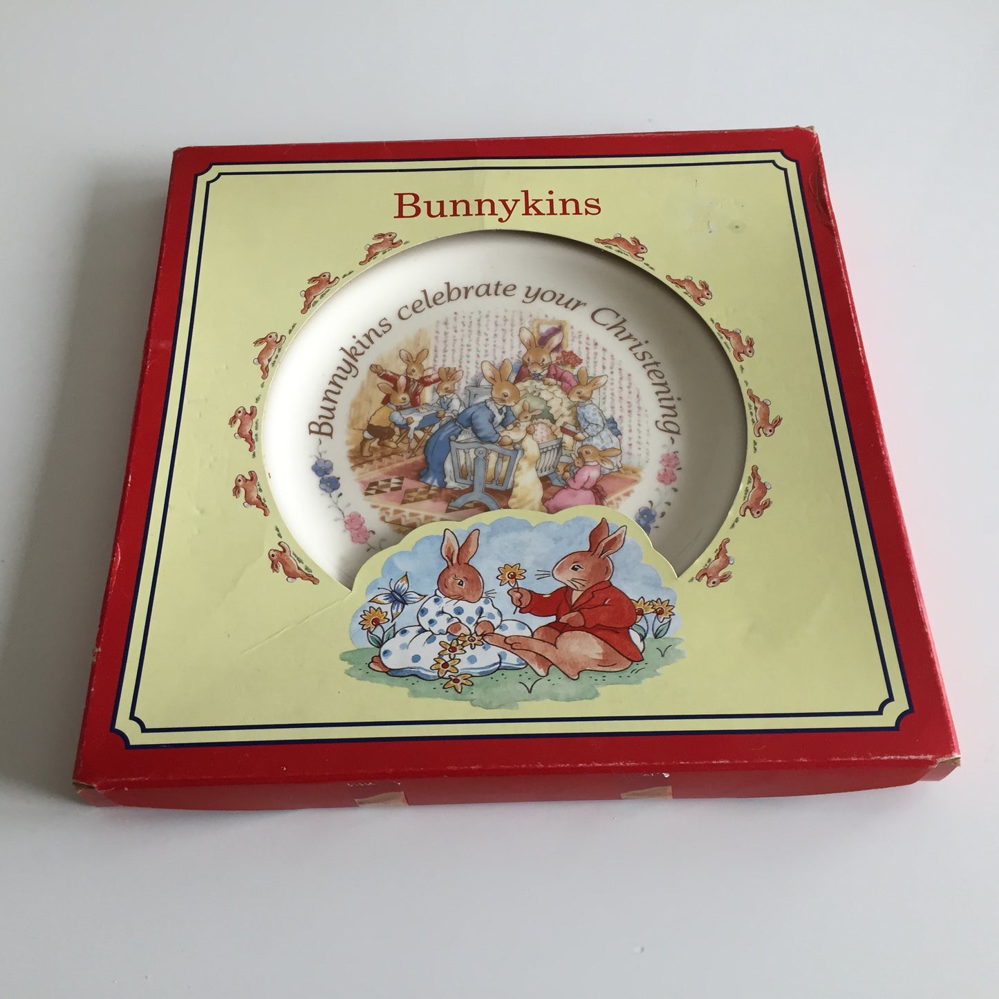 Vintage Royal Doulton Bunnykins Melamine Children's Bowl / Plate