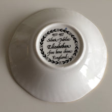 Load image into Gallery viewer, English Vintage 1977 Bone China Queen Elizabeth II Silver Jubilee Pin Dish