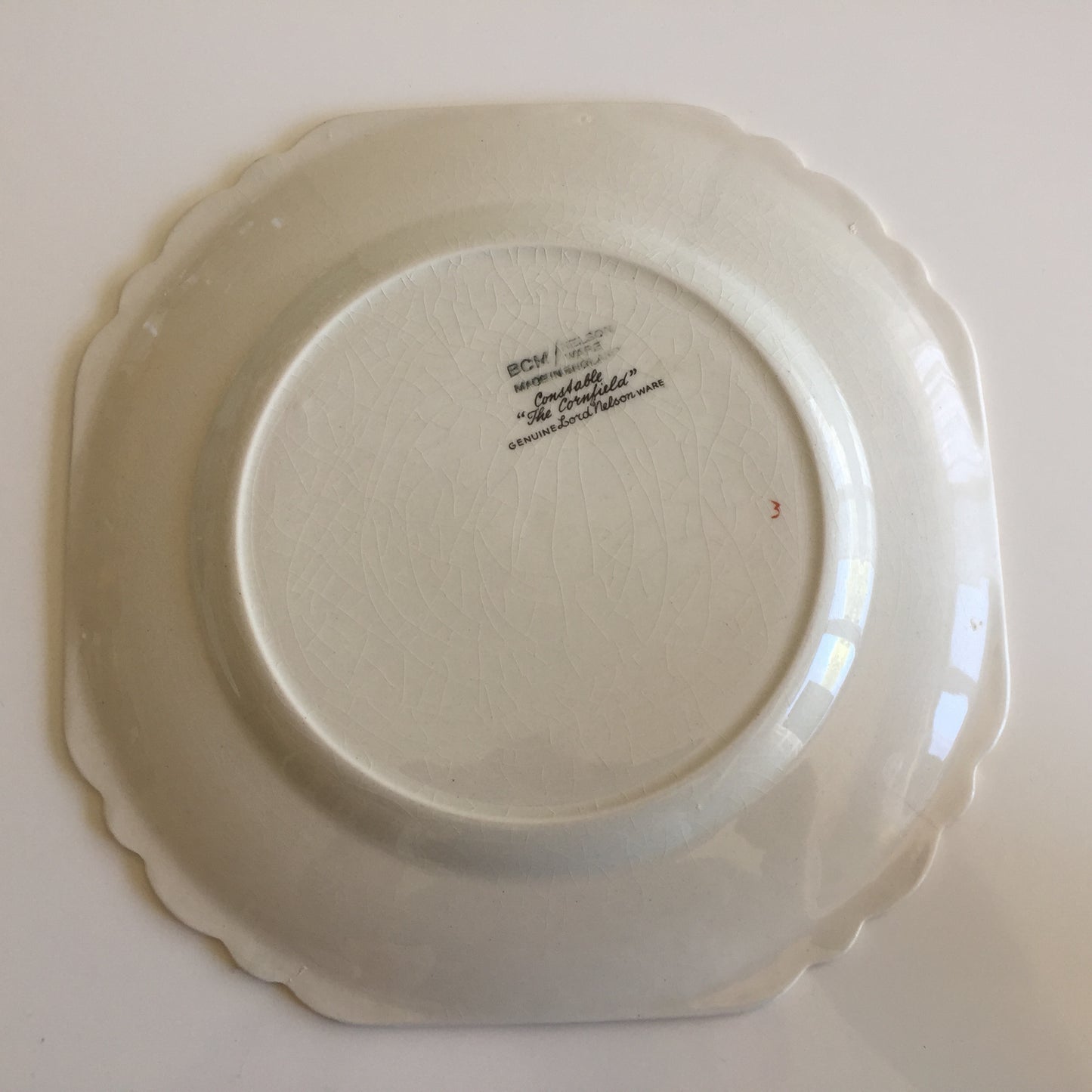 English Vintage John Constable Display Plate "The Cornfield"