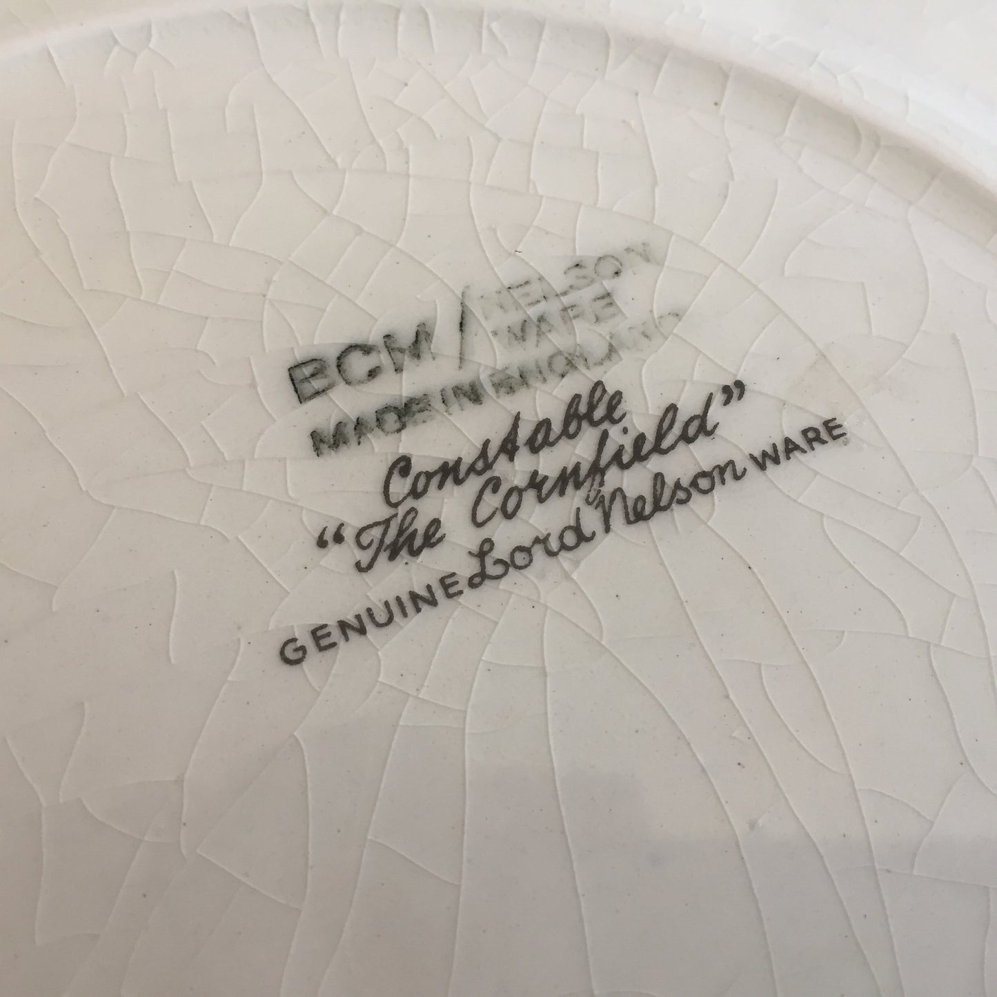 English Vintage John Constable Display Plate "The Cornfield"