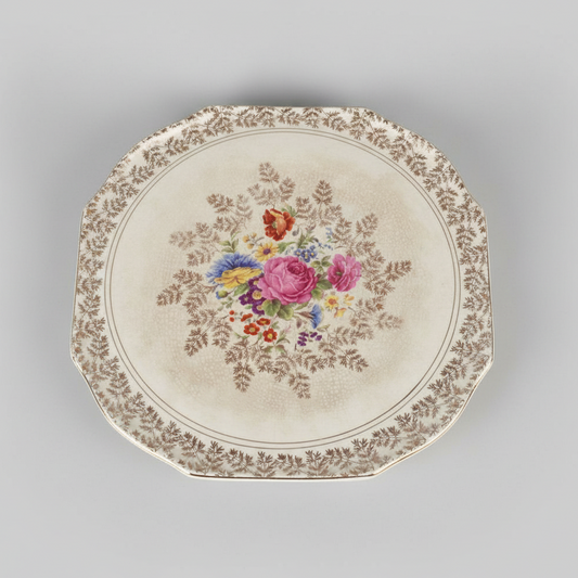 Elijah Cotton Ltd Large Vintage Lord Nelson Ware Flat Cake Plate